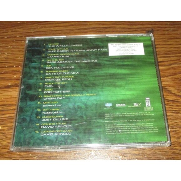 Godzilla: The Album Soundtrack (CD, 1998, Sony BMG Music, Various Artists) - Picture 3 of 3